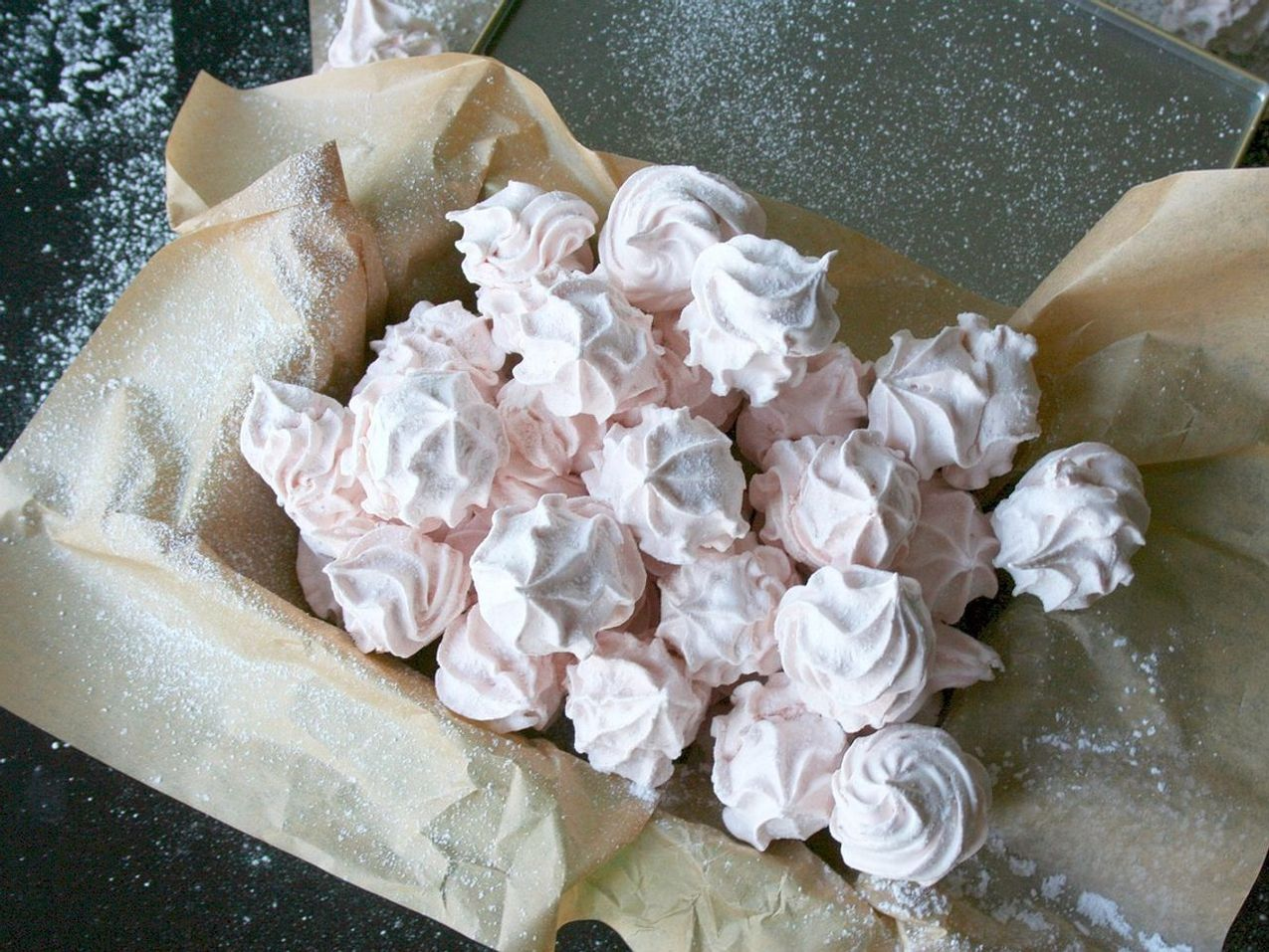 Postres con chocolate y frutos secos